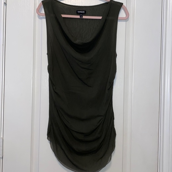 EXPRESS COWL NECK TOP - Picture 1 of 8